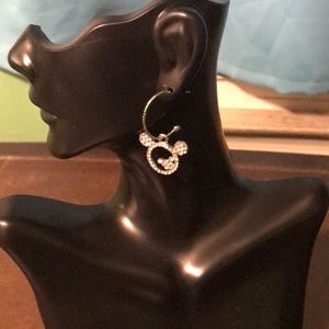 Mickey Mouse earrings- Hoops